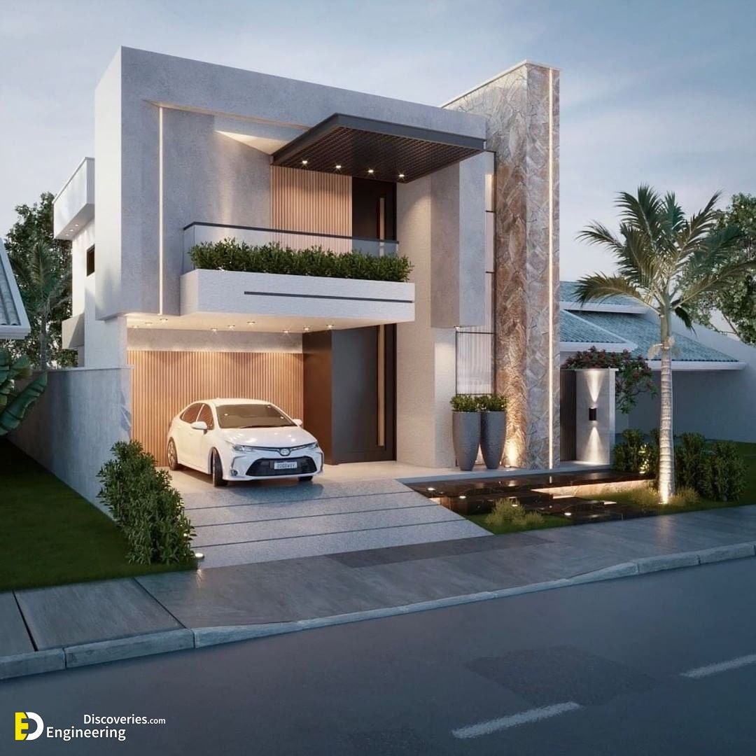 طراحی و دیزاین نمای ساختمان ویلایی